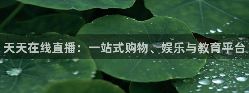熊猫tv直播：天天在线直播：一站式购物、娱乐与教育平台